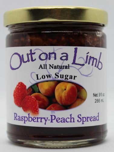 Low Sugar Raspberry-Peach Spread